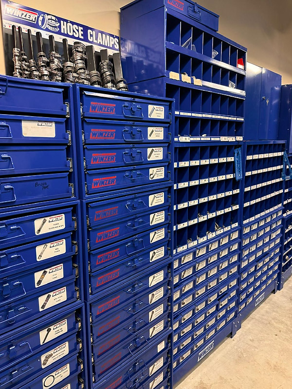 Before Organization – Inventory Bins